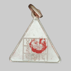 Sacred Silver Triangular Vedic Yantra Tavij