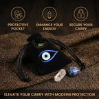 Short Detail of Protective Evil Eye Drawstring Pouch