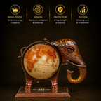 Short Details of Artistic Elephant World Globe