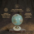 Short Details of Elegant Green-Tone Desktop Globe