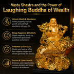 Short Details of Golden Laughing Buddha Murti