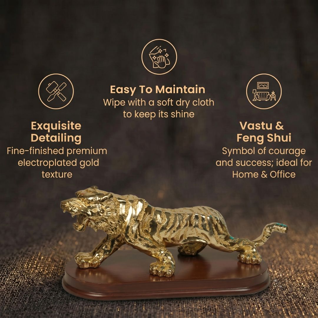 Short Details of Majestic Prowling Tiger Showpiece