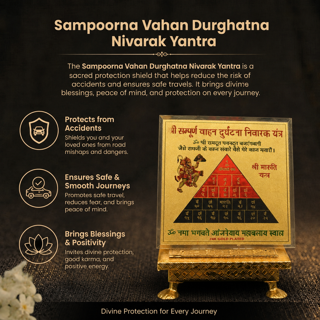 Short details of Shree Vahan Durghatna Nivarak Yantra