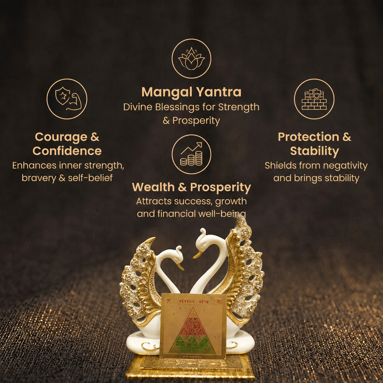 Short details of Gold Plated Mangal Yantra
