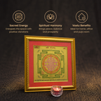 Short details of Golden Plated Shri Yantram