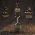 Short details of Natural Green Aventurine Angelic Switchcode Keychain