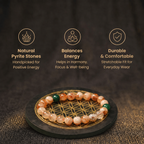 Short details of Natural Peach Quartz & Green Aventurine Accent Energy Bracelet