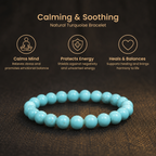 Short details of Natural Turquoise (Firoza) Gemstone Energy Bracelet