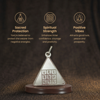 Short details of Silver Triangular Siddha Laxmi Yantra Tavij