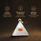 Short details of Silver Triangular Siddha Yantra Tavij