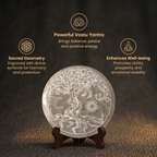 Short details of Tree of Life Engraved Natural Selenite Charging Plate