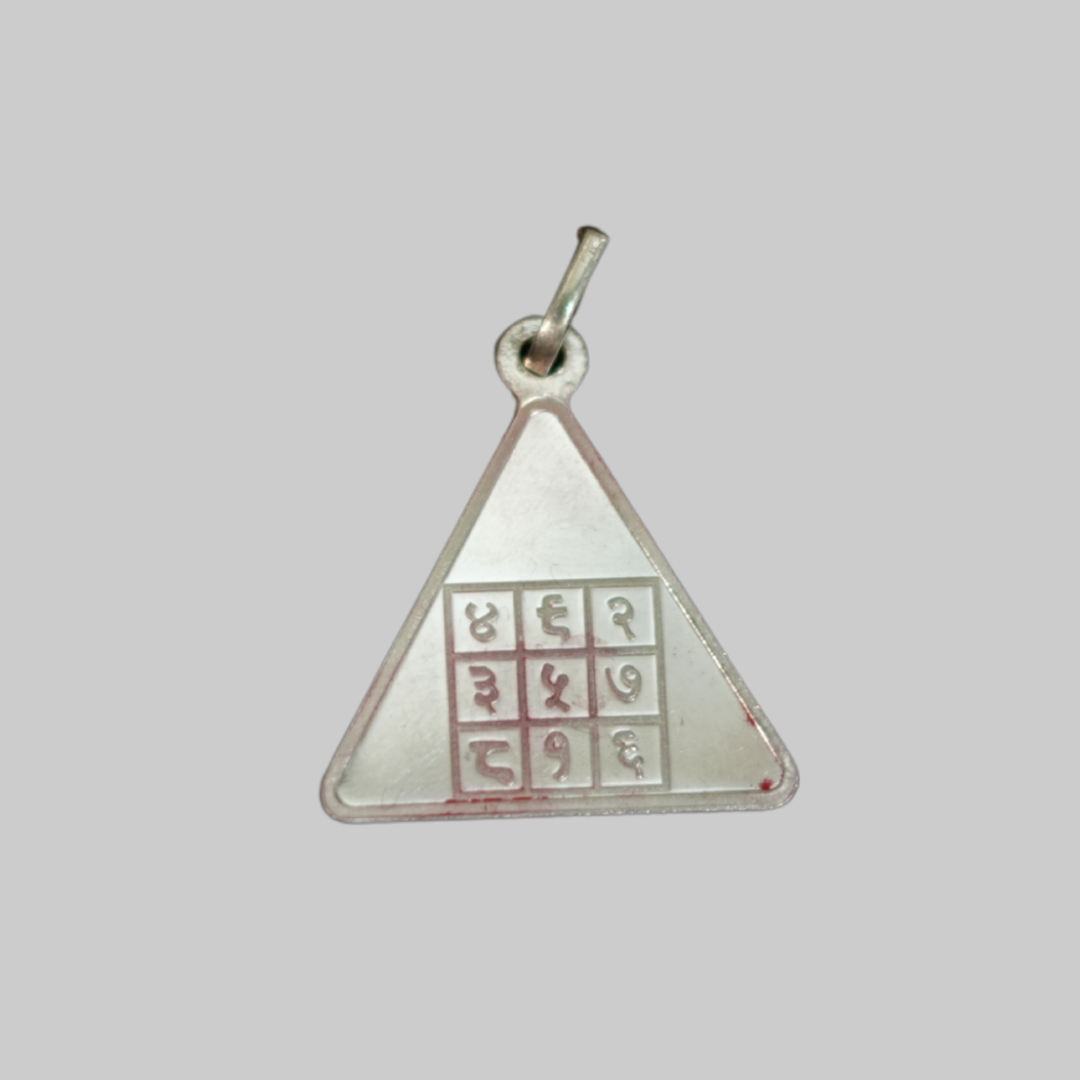 Silver Triangular Siddha Laxmi Yantra Tavij