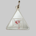 Silver Triangular Swastik Yantra Tavij