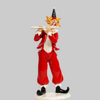 Whimsical Flutist Clown Figurine – Charming Decorative Collectible