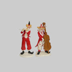 Whimsical Musical Joker Duo – Artistic Clown Figurines for Playful Home Decor